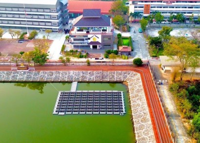 泰国400kW水面浮体光伏项目顺利竣工